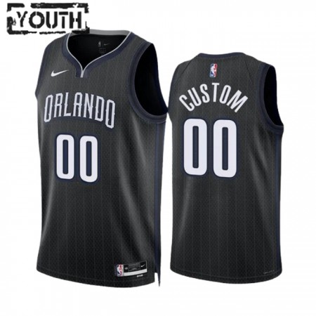 Dres Orlando Magic Prilagođeni Nike 2022-23 City Edition Crno Swingman - Dječji
